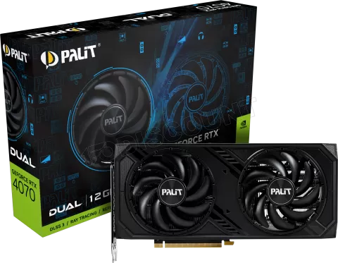 Photo de Carte Graphique Nvidia Palit GeForce RTX 4070 Dual 12Go