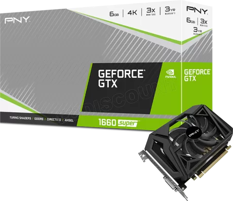 Photo de Carte Graphique Nvidia PNY GeForce GTX1660 Super 6Go GDDR6