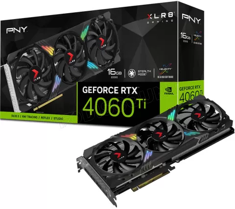 Carte Graphique Nvidia PNY GeForce RTX 4060 Ti XLR8 Gaming Verto