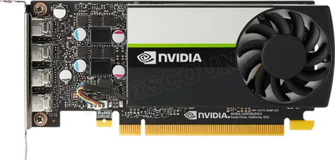 Photo de Carte Graphique Nvidia PNY Quadro T1000 8Go (Bulk) Low Profile Mini ITX