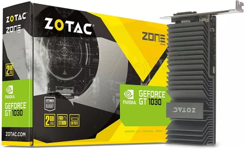 Photo de Carte Graphique Nvidia Zotac GeForce GT1030 Zone Edition 2Go