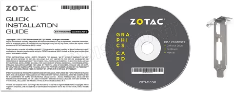Photo de Carte Graphique Nvidia Zotac GeForce GT1030 Zone Edition 2Go