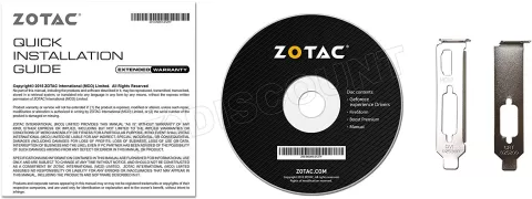 Photo de Carte Graphique Nvidia Zotac GeForce GT710 2Go Low Profile Passive