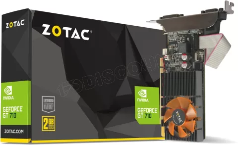 Photo de Carte Graphique Nvidia Zotac GeForce GT710 2Go Mini ITX Low Profile