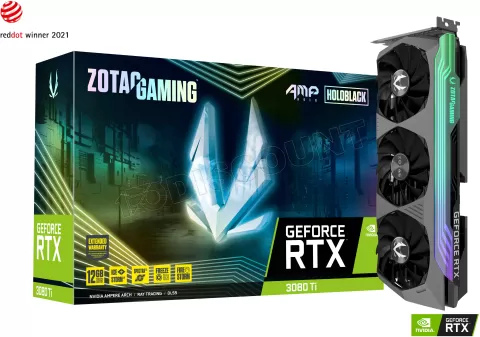 Photo de Carte Graphique Nvidia Zotac GeForce RTX 3080 Ti Amp Holo LHR 12Go