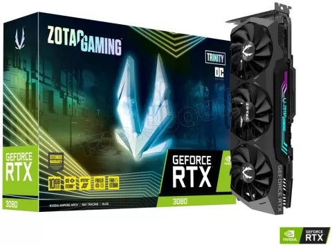 Photo de Carte Graphique Nvidia Zotac GeForce RTX 3080 Trinity OC LHR 10Go