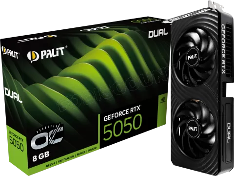 Photo de Carte Graphique Palit GeForce RTX 5050 Dual OC