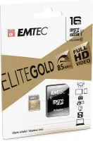Photo de Carte mémoire Micro SD avec adaptateur Emtec EliteGold - 16Go