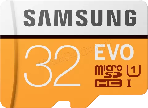 Photo de Carte mémoire Micro SD avec adaptateur Samsung Evo - 32Go