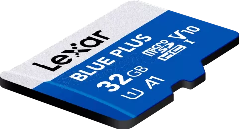 Photo de Carte mémoire Micro SD Lexar Blue Plus - 32Go