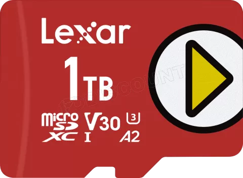 Photo de Carte mémoire Micro SD Lexar Play - 1To