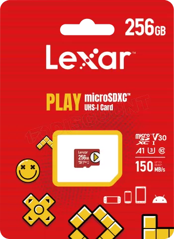 Photo de Carte mémoire Micro SD Lexar Play - 256Go
