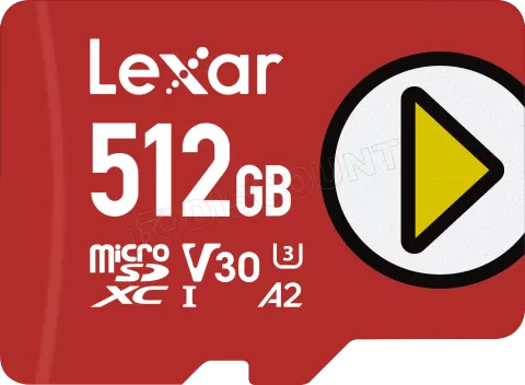 Photo de Carte mémoire Micro SD Lexar Play - 512Go