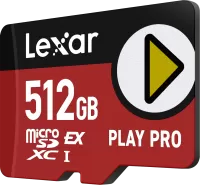Photo de Micro SD Lexar Play Pro 512Go