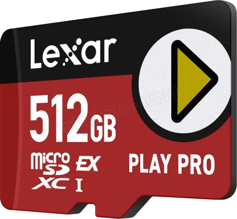 Photo de Carte mémoire Micro SD Lexar Play Pro - 512Go