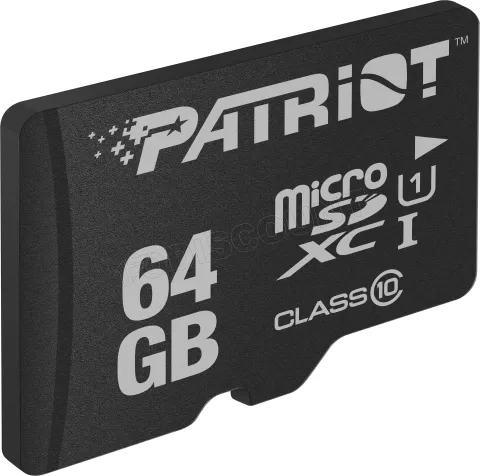 Photo de Carte mémoire Micro SD Patriot LX - 64Go
