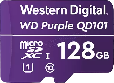 Photo de Carte mémoire Micro SD Western Digital Purple SC QD101 - 128Go