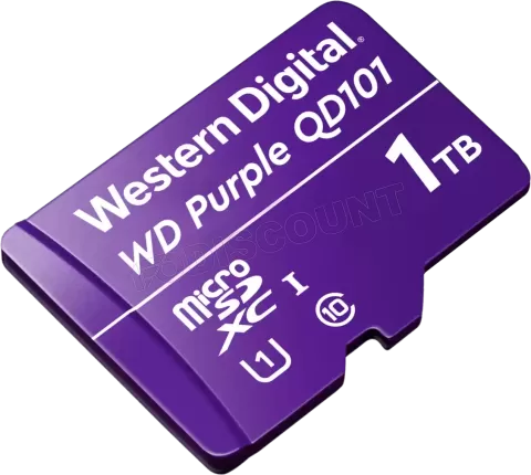 Photo de Carte mémoire Micro SD Western Digital Purple SC QD101 - 1To