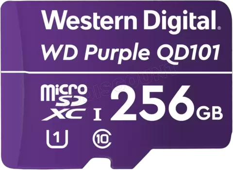 Photo de Carte mémoire Micro SD Western Digital Purple SC QD101 - 256Go