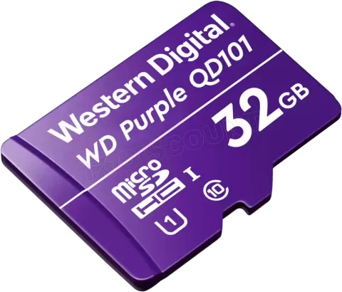 Photo de Carte mémoire Micro SD Western Digital Purple SC QD101 - 32Go