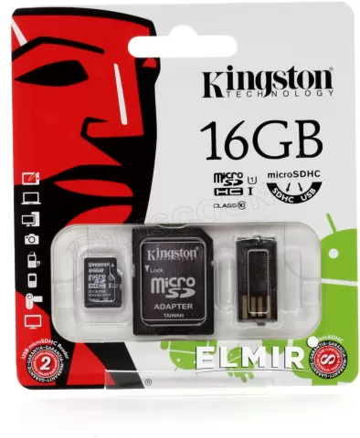 Carte mémoire Micro Secure Digital (micro SD) Kingston Canvas Select 128 Go  SDHC Class 10 avec adaptateur