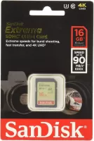 Photo de Carte mémoire SD Sandisk Extreme - 16Go
