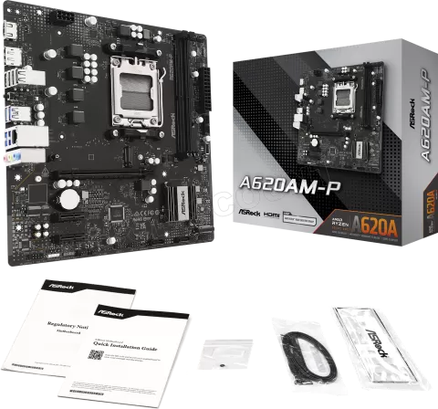 Photo de Carte Mère ASRock A620AM-P (AM5) Micro ATX