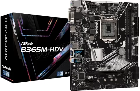 Photo de Carte Mère ASRock B365M-HDV (Intel LGA 1151 v2) Micro ATX