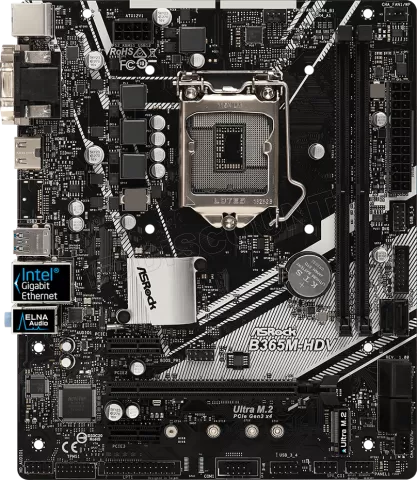 Photo de Carte Mère ASRock B365M-HDV (Intel LGA 1151 v2) Micro ATX