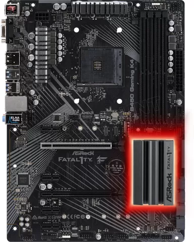 Photo de Carte Mère ASRock B450 Fatal1ty Gaming K4 (AM4)