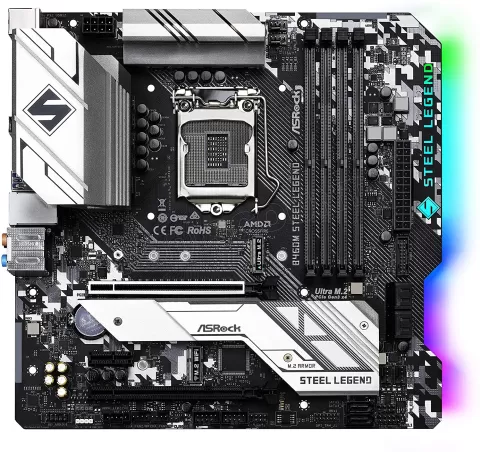 Photo de Carte Mère ASRock B460M Steel Legend (Intel LGA 1200) Micro ATX