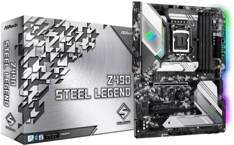 Photo de Carte Mère ASRock B460M Steel Legend (Intel LGA 1200) Micro ATX