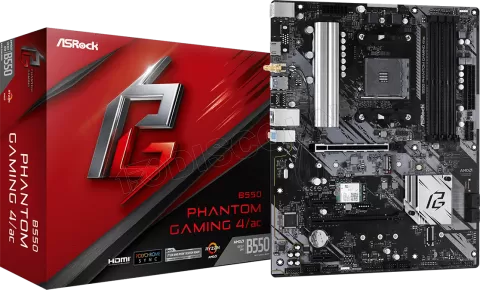 Photo de Carte Mère ASRock B550 Phantom Gaming 4/AC (AM4)