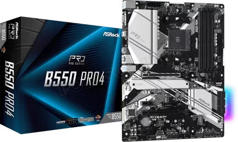 Photo de Carte Mère ASRock B550 Pro4 (AM4)