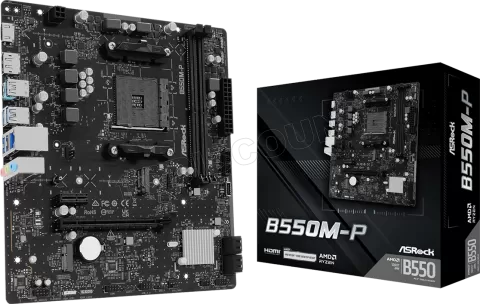 Photo de Carte Mère ASRock B550M-P (AM4) Micro ATX