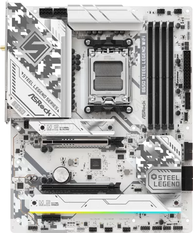 Photo de Carte Mère ASRock B650 Steel Legend WiFi (AMD AM5)