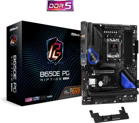 Photo de Carte Mère ASRock B650E Phantom Gaming Riptide WiFi (AM5)