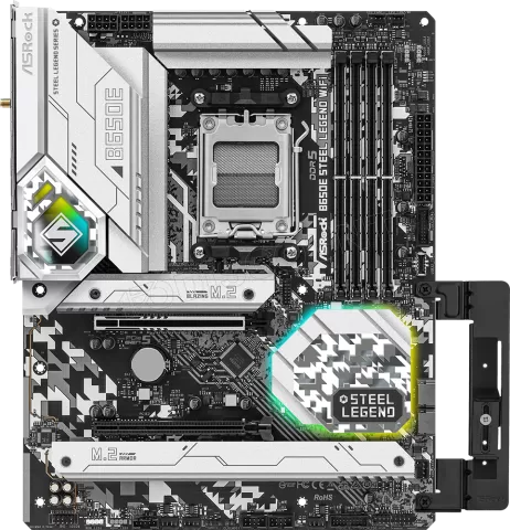 Photo de Carte Mère ASRock B650E Steel Legend WiFi (AM5)