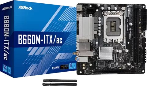 Photo de Carte Mère ASRock B660M-ITX/ac (Intel LGA 1700) Mini ITX