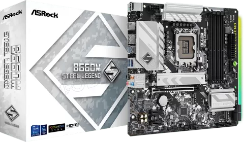 Photo de Carte Mère ASRock B660M Steel Legend (Intel LGA 1700) Micro ATX