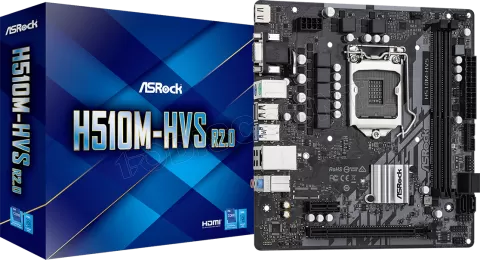 Photo de Carte Mère ASRock H510M-HVS R2.0 (Intel LGA 1200) Micro ATX