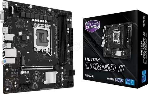 Photo de Carte Mère ASRock H610M Combo II (Intel LGA 1700) Micro ATX