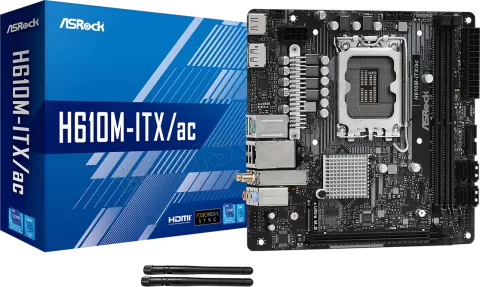 Photo de Carte Mère ASRock H610M-ITX/ac (Intel LGA 1700) Micro ATX