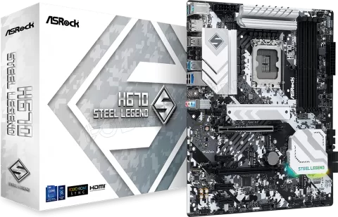 Photo de Carte Mère ASRock H670 Steel Legend (Intel LGA 1700)