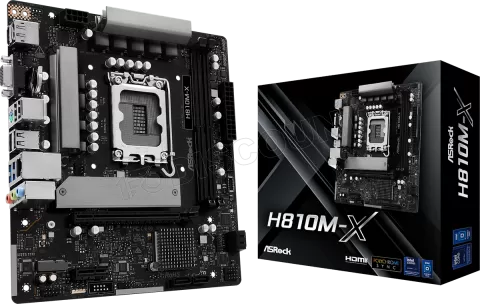 Photo de Carte Mère ASRock H810M-X (Intel LGA 1851) Micro ATX