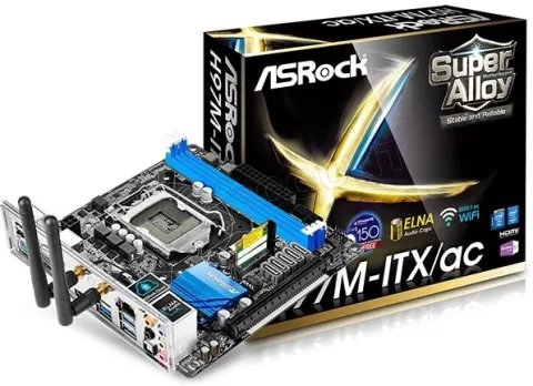 Photo de Carte Mère ASRock H97M-ITX/ac - Mini ITX (Intel LGA 1150)