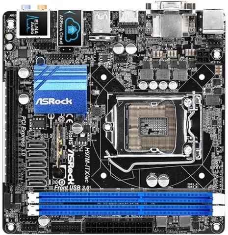 Photo de Carte Mère ASRock H97M-ITX/ac - Mini ITX (Intel LGA 1150)