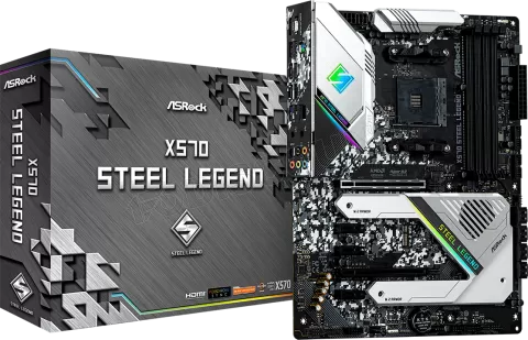 Photo de Carte Mère ASRock X570 Steel Legend (AMD AM4)