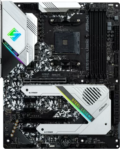 Photo de Carte Mère ASRock X570 Steel Legend (AMD AM4)