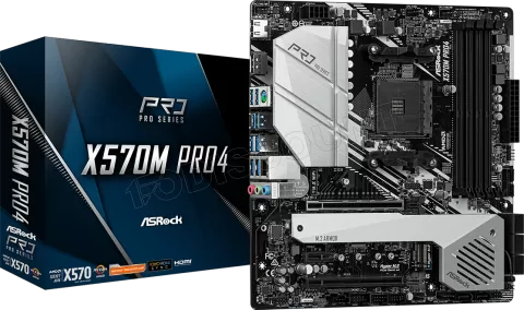 Photo de Carte Mère ASRock X570M Pro4 (AM4) Micro ATX